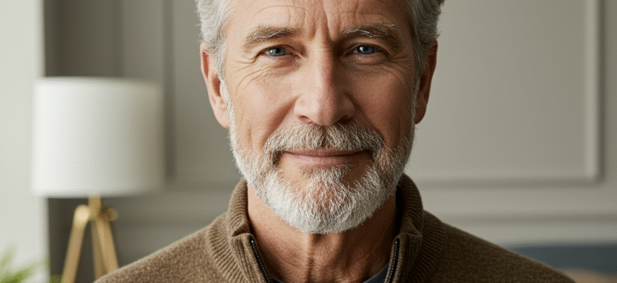 Embracing Gray Hair and Signs of Aging